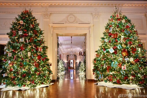 今年のテーマは「魔法、奇跡、喜び」 米ホワイトハウスの装飾 写真26枚