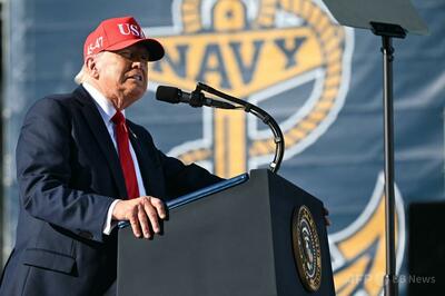 トランプ氏、「薬物を阻止している」 密輸船攻撃の成功を誇示 