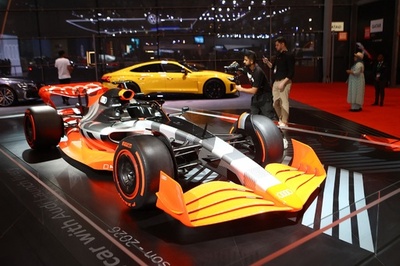 アウディのF1ショーカー展示 ジュネーブ国際モーターショー