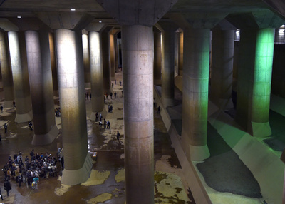 「地下神殿」完成10周年、首都圏外郭放水路　特別見学会開催