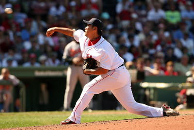 松坂 6回無失点でシーズン10勝目