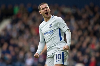 チェルシーがWBAに4発快勝、アザールが2得点の活躍