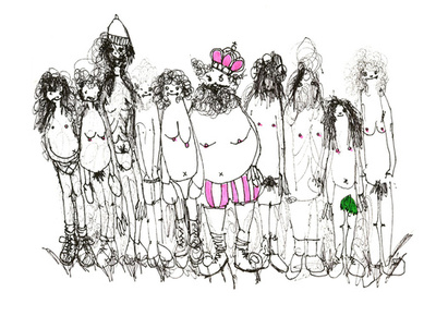 「リトゥンアフターワーズ」山縣良和による、初の絵画作品展