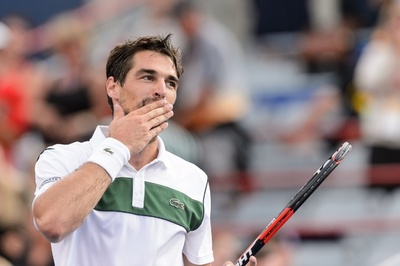 ピンチしのいだシャーディが4強、ジョコビッチと対戦へ ロジャーズ・カップ