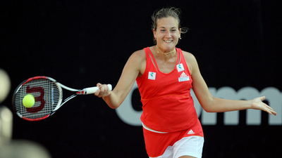 フェドソバ 1ゲームも落とさずに1回戦を突破