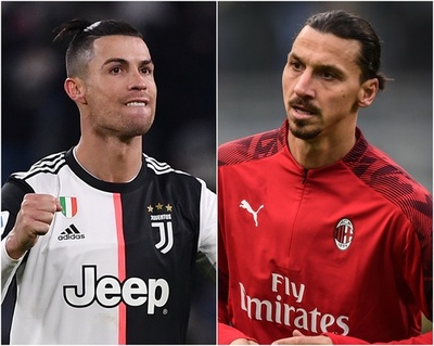 ロナウドとイブラが直接対決へ、イタリア杯準決勝でユーベとミラン激突