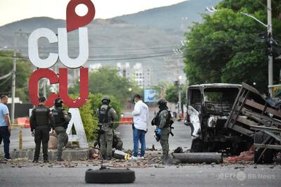 トラック爆弾で14人負傷、次期大統領就任式控えるコロンビア