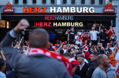 警察が武器持った男に発砲、EUROの試合控えた独ハンブルク