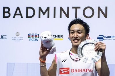 桃田がシンガポールOP制覇、複は日本勢が男女で優勝