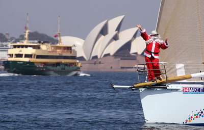 真夏のオーストラリアでホワイトクリスマス？
