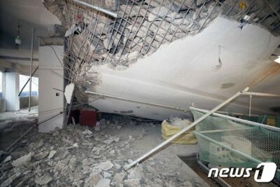 韓国・マンション駐車場崩壊…入居者「マンションも再施工せよ」