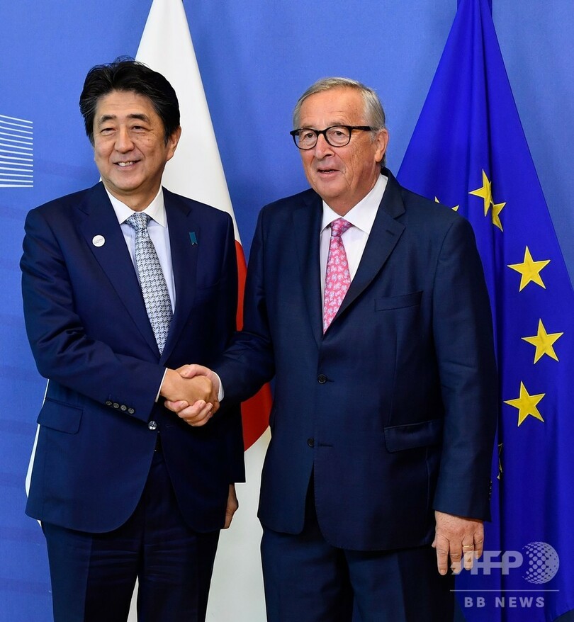 日EU、インフラ整備の連携強化 中国「一帯一路」に対抗