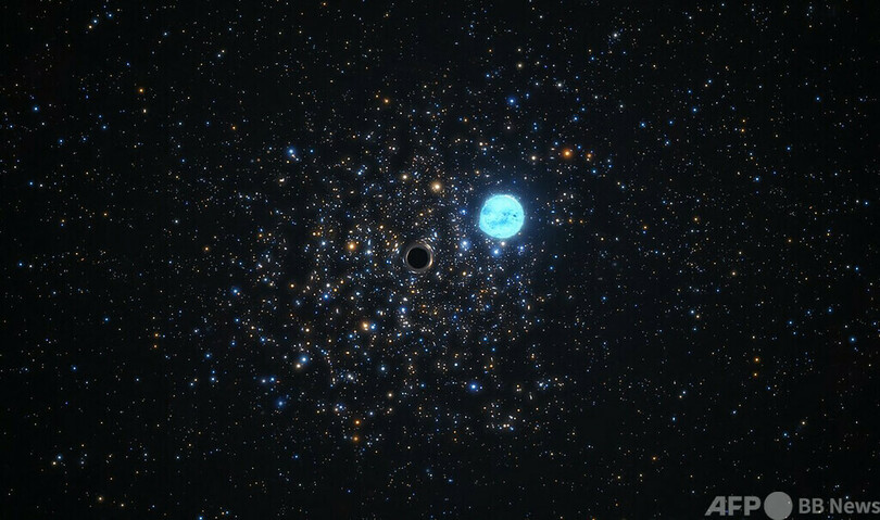 銀河系外の星団に小型ブラックホール、約16万光年先で初めて発見 研究
