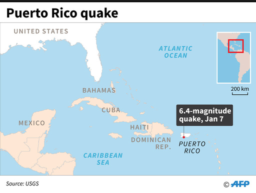 米領プエルトリコで連日の地震 1人死亡 観光名所が崩壊 写真16枚 国際ニュース Afpbb News