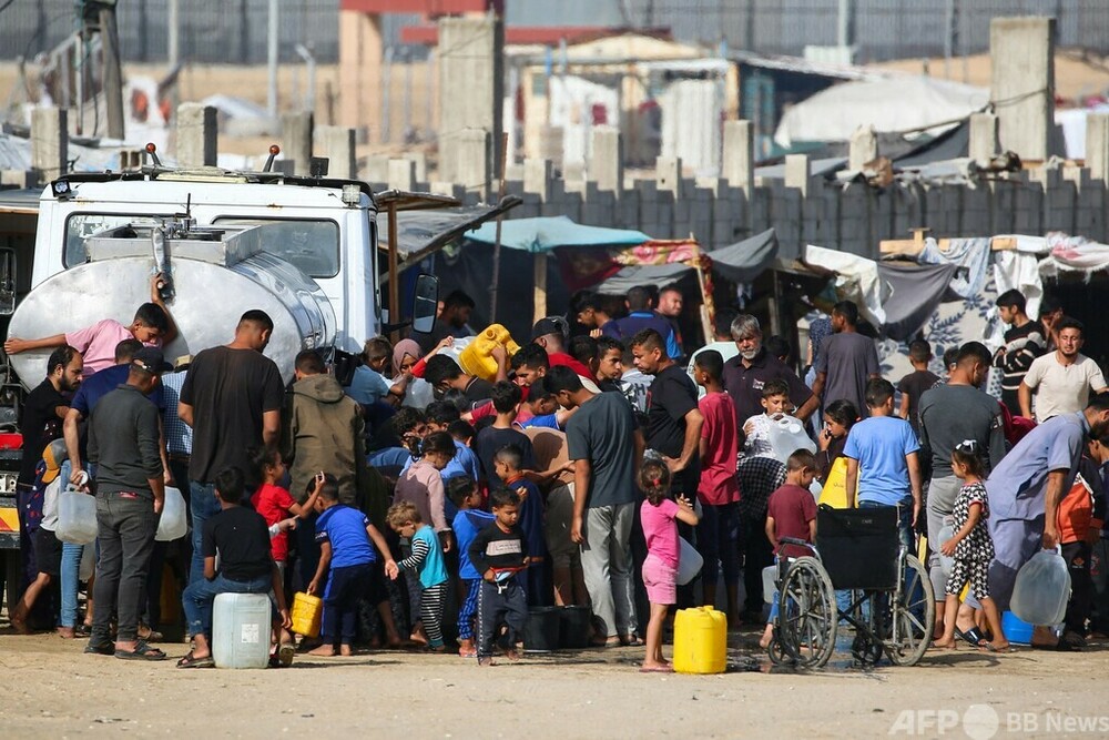 ガザ最南部ラファから80万人が避難 国連
