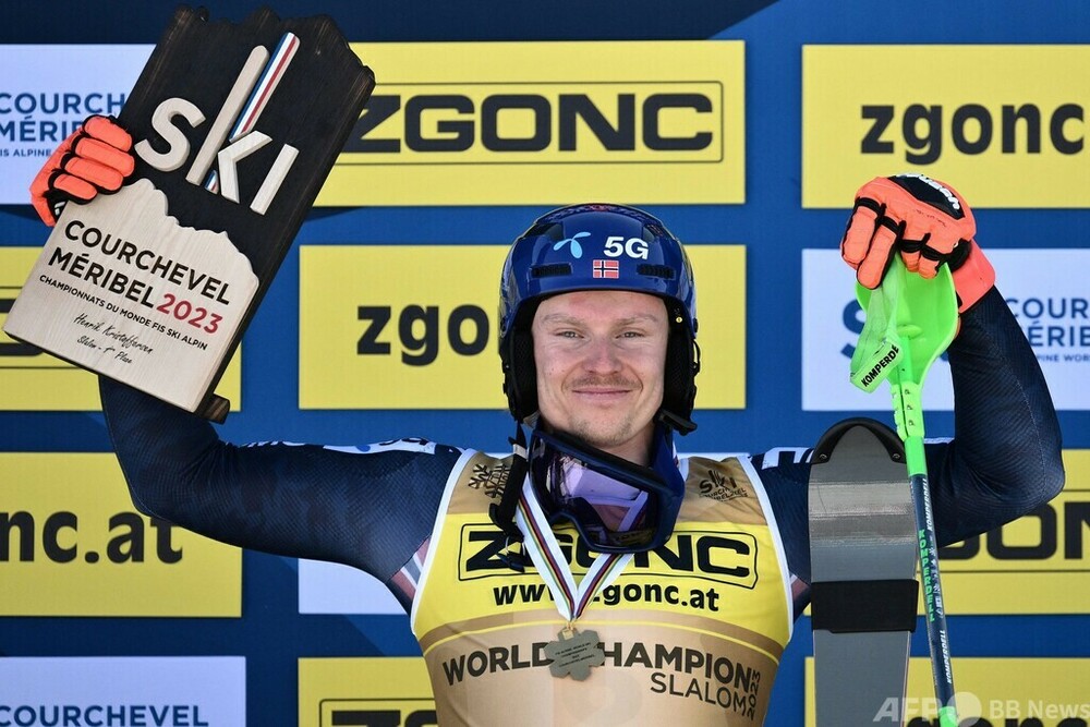 クリストファーセンが回転で金、世界アルペン 写真6枚 国際ニュース：AFPBB News