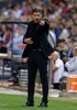14-15スペイン1部リーグ第6節、アトレティコ・マドリード（Atletico de Madrid）対セビージャFC（Sevilla FC）。指揮を執るアトレティコ・マドリードのディエゴ・シメオネ（Diego Simeone）監督（2014年9月27日撮影）。(c)AFP/DANI POZO