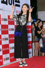 韓国・ソウルで行われた、映画『ミス・ワイフ』のVIP試写会に臨む、女優のキム・ユジョン（2015年8月5日撮影）。(c)STARNEWS