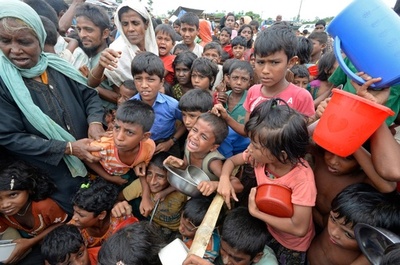 バングラ入りしたロヒンギャ難民、60万人超える 国連推計