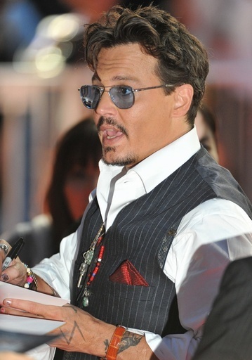 ジョニー・デップ、最新主演映画のジャパンプレミアに出席