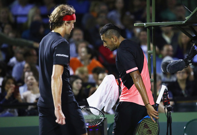 ズベレフとキリオスが独大会の出場を辞退、主催者発表