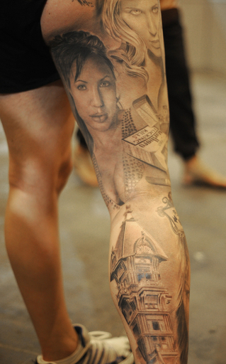 マドリードに現れた「タトゥー」な人たち