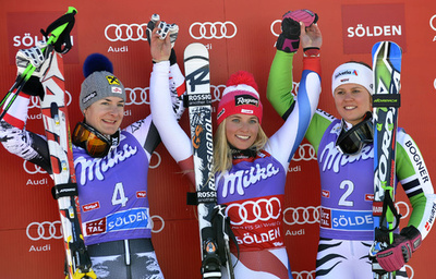 グートが今季開幕戦の女子大回転を制す、アルペンスキーW杯