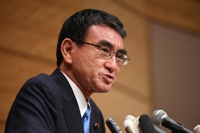 自民党総裁選、河野氏が出馬を正式表明