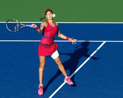 ブシャール、快勝で1回戦突破 コネティカット・オープン