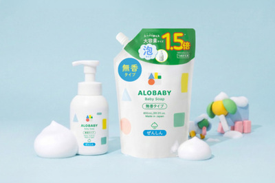 『ALOBABY ベビーソープ（無香タイプ）』 2026年6月26日（金）よりアカチャンホンポで先行販売
