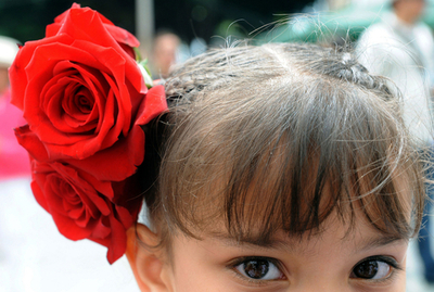 コロンビアのフラワーフェスティバル