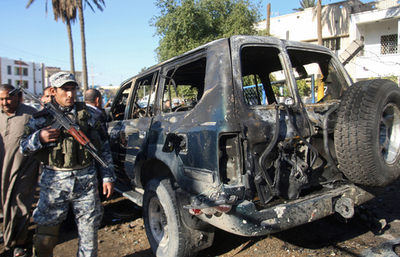 バグダッドの駐車場で爆発、22人死亡 54人負傷