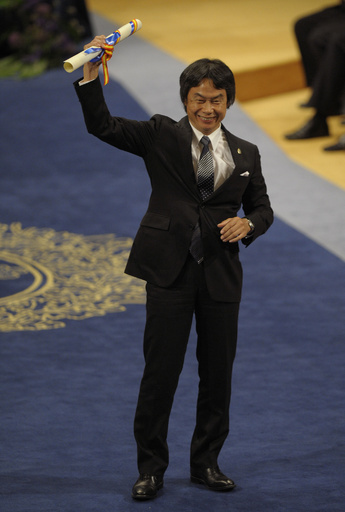 任天堂の宮本茂氏、スペイン皇太子賞を受賞