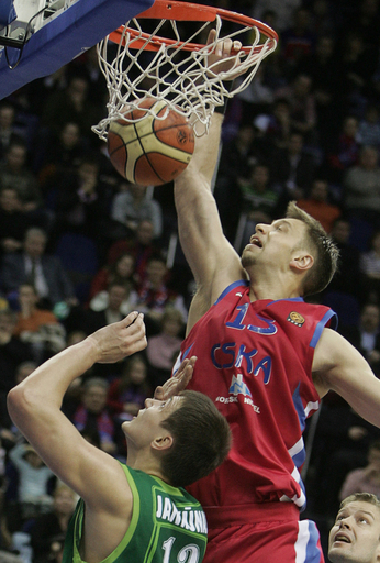 ＜バスケットボール ユーロリーグ＞CSKAモスクワ ザルギリス・カウナスを降しグループＣの首位を守る - ロシア