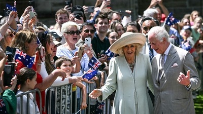 動画:チャールズ英国王、豪州訪問 「大きな喜び」