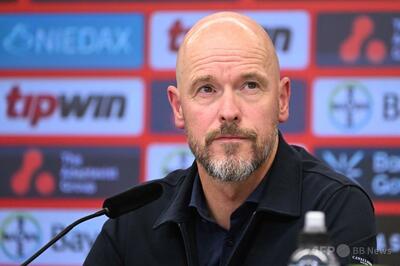 レバークーゼン新監督にテン・ハーフ氏 元マンU指揮官