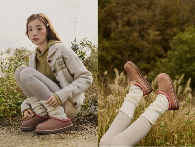 オンラインファッションモール「ムシンサ」で販売されているUGGの「シグネチャースエード タスマン スリッパ」＝ムシンサ・UGG提供(c)MONEYTODAY