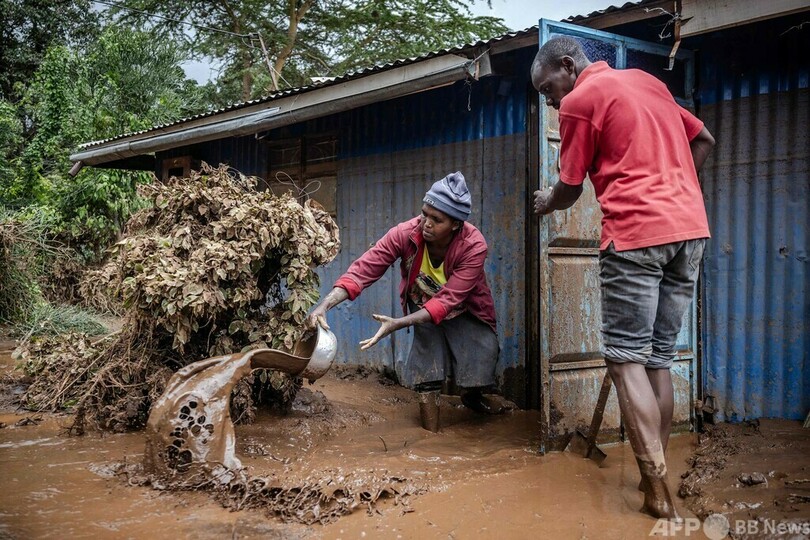 豪雨でせき止め湖決壊、46人死亡 ケニア