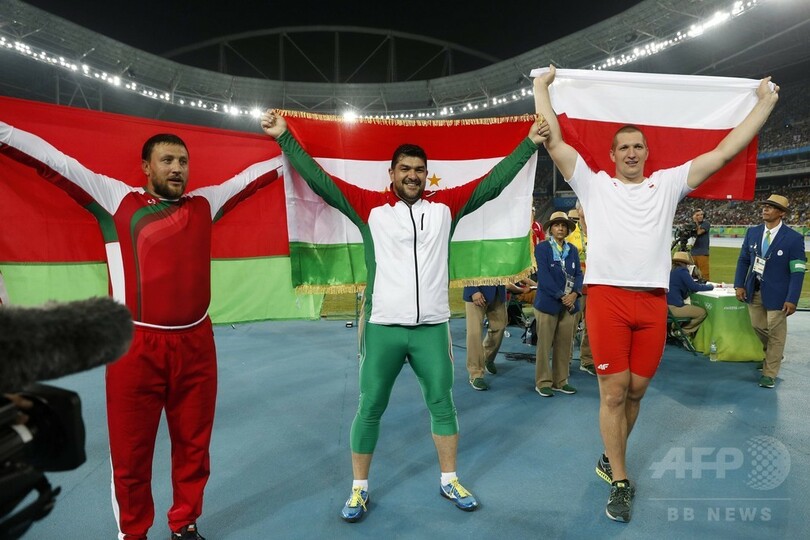 男子ハンマー投げのナザロフ、タジキスタンに初の五輪金メダルもたらす