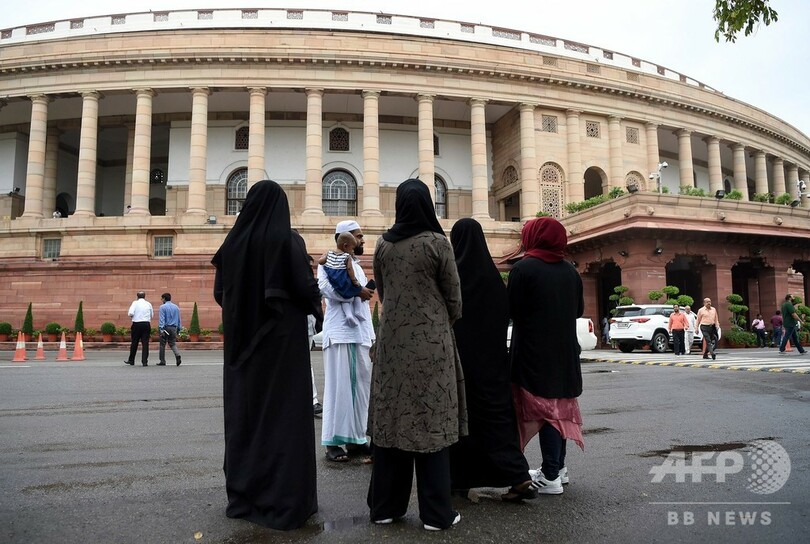 インド イスラム教の 即時離婚 を禁止 議会が法案可決 写真5枚 国際ニュース Afpbb News