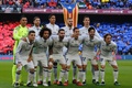 16-17スペイン1部リーグ第14節、FCバルセロナ対レアル・マドリード。試合前の写真撮影に臨むレアル・マドリードの選手（2016年12月3日撮影）。(c)AFP/PAU BARRENA