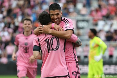 メッシ、スアレスがそろって2ゴール マイアミは5発大勝 写真8枚 国際
