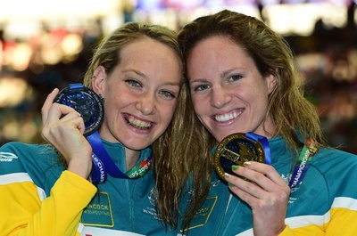 100m背泳ぎでオーストラリア勢が金を独占、第16回世界水泳