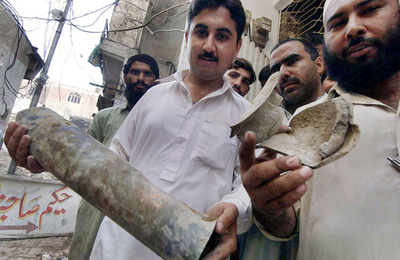 パキスタン北西部でロケット弾攻撃、9人死亡