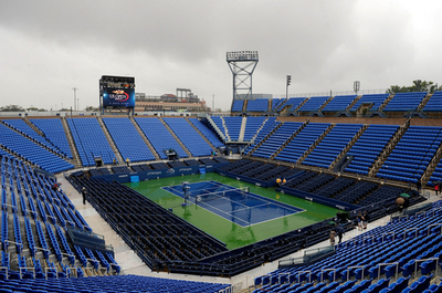 男女シングルスなど全試合が雨天順延、全米オープン