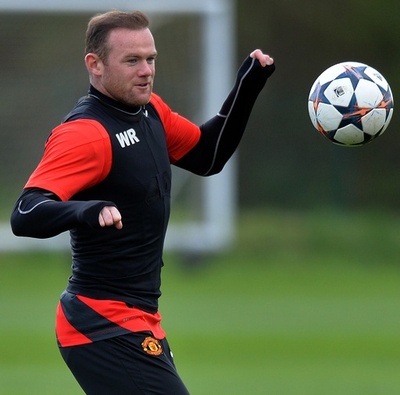 負傷のルーニー、バイエルン戦に向け練習参加 欧州CL