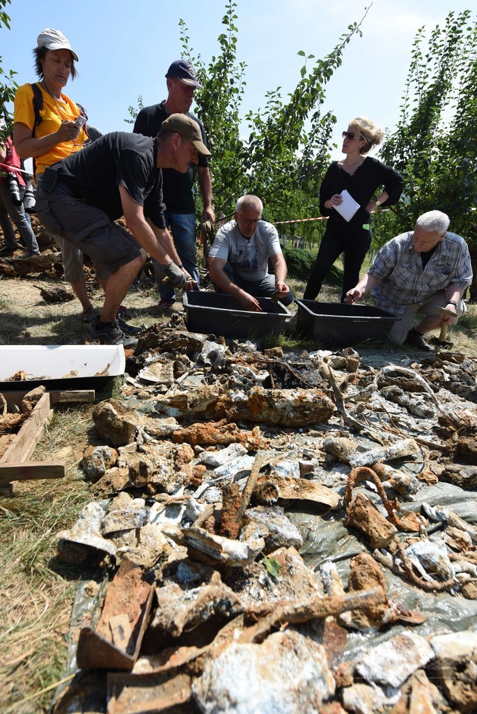 第2次大戦時の米戦闘機「サンダーボルト」、残骸をドイツで発見
