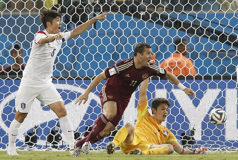 ロシアと韓国はドロー、途中出場の選手が活躍