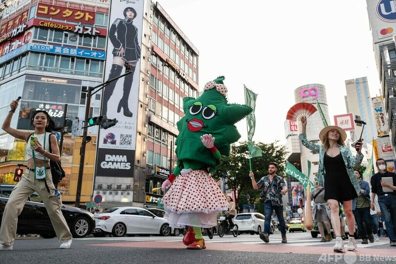 大麻規制の見直し訴え、渋谷で「マリファナマーチ東京」