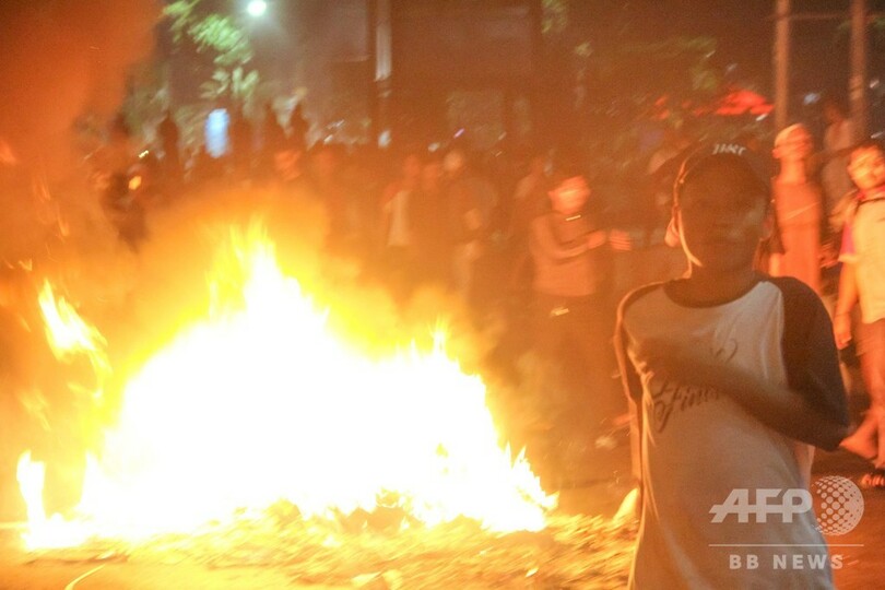 大統領再選への抗議デモで6人死亡 インドネシア首都